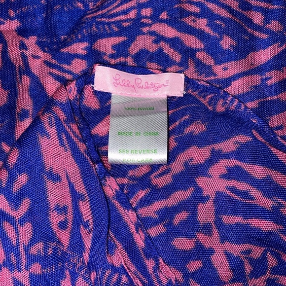 Liliy Pulitzer Infinity Scarf With Zebras - Picture 4 of 4